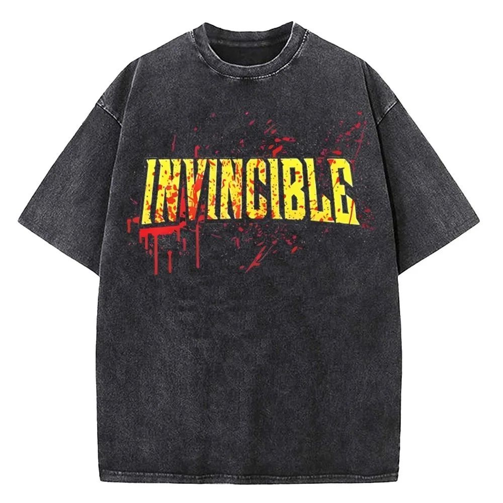 Invincible T-Shirt Graphic Print Animated Show INVINCIBLE TEE Unisex Cotton Unisex T-shirt, Sweatshirt, Hoodie, Long Sleeve Tee - T-Shirt, Sweatshirt, Hoodie