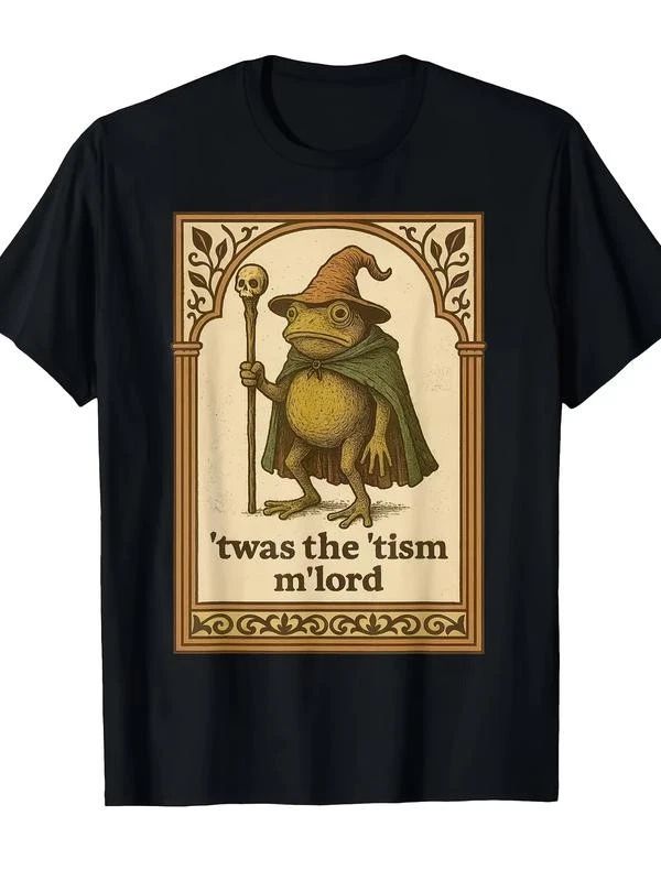 Men's Funny Wizard Frog Autism Consciousness T-shirt Unisex T-shirt, Sweatshirt, Hoodie, Long Sleeve Tee - T-Shirt, Sweatshirt, Hoodie