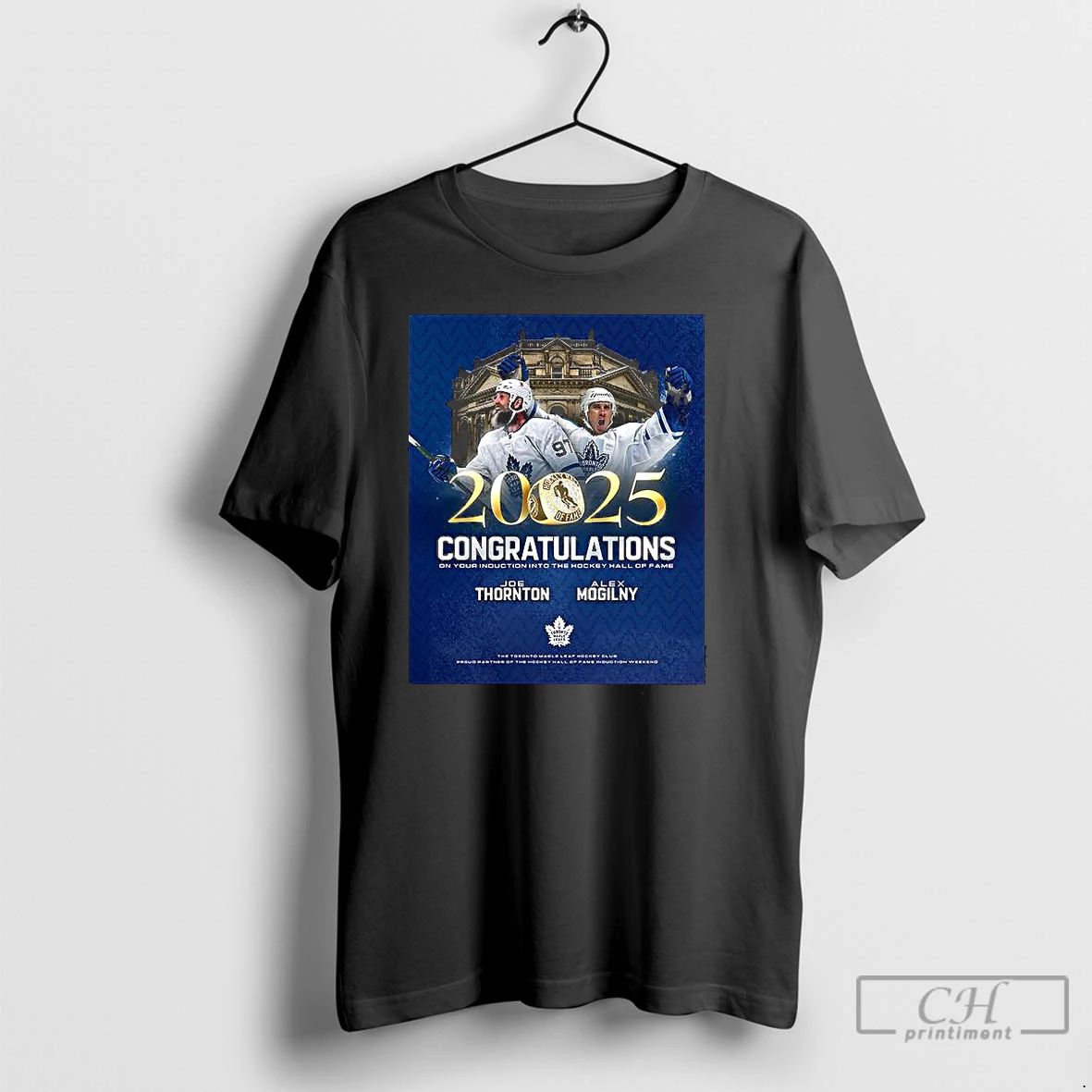Premium Joe Thornton And Alex Mogilny 2025 Congratulation T Shirts Unisex T-shirt, Sweatshirt, Hoodie, Long Sleeve Tee - T-Shirt, Sweatshirt, Hoodie