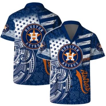 Houston Astros Palm Sunset Hawaiian Shirt Unisex T-shirt, Sweatshirt, Hoodie, Long Sleeve Tee - T-Shirt, Sweatshirt, Hoodie