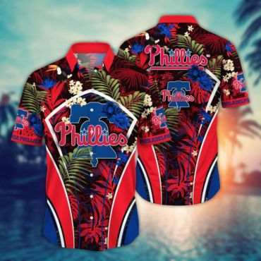 Philadelphia Phillies Tropical Vibe Hawaiian Shirt Unisex T-shirt, Sweatshirt, Hoodie, Long Sleeve Tee - T-Shirt, Sweatshirt, Hoodie