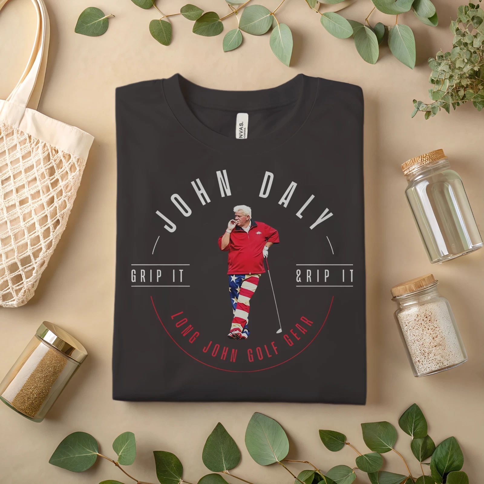John Daly T-Shirt  Grip It and Rip It Golf Graphic Tee A297 Unisex T-shirt, Sweatshirt, Hoodie, Long Sleeve Tee - T-Shirt, Sweatshirt, Hoodie