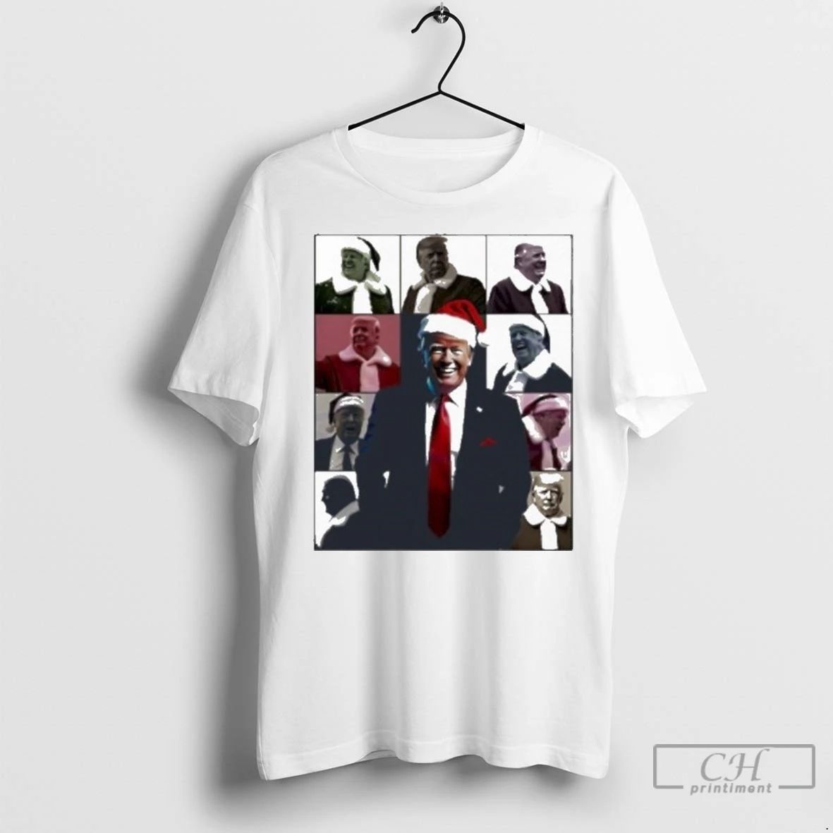 Premium Xmas Trump Era Santa Hat Unisex T-shirt, Sweatshirt, Hoodie, Long Sleeve Tee - T-Shirt, Sweatshirt, Hoodie