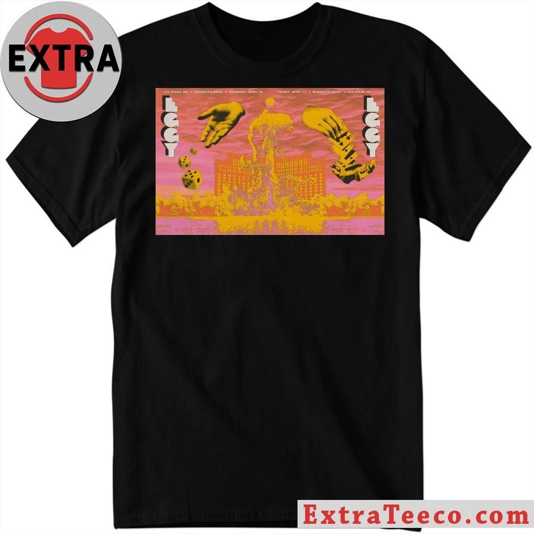 Eggy April 16-17 2026 Brooklyn Bowl Las Vegas Show Poster Shirt Unisex T-shirt, Sweatshirt, Hoodie, Long Sleeve Tee - T-Shirt, Sweatshirt, Hoodie