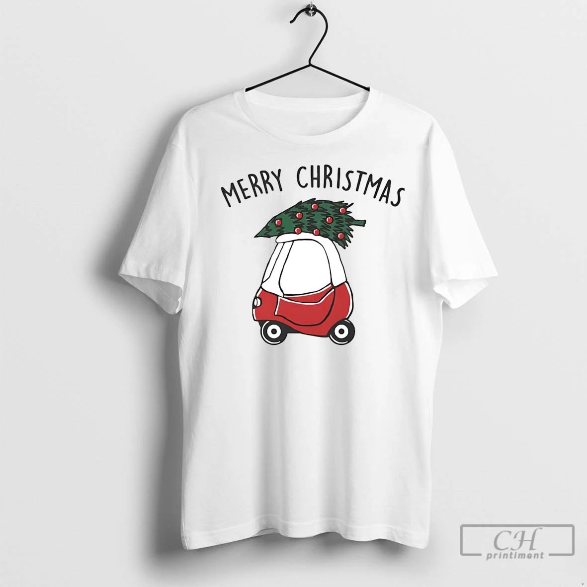 Premium Toddler Car Merry Christmas Unisex T-shirt, Sweatshirt, Hoodie, Long Sleeve Tee - T-Shirt, Sweatshirt, Hoodie