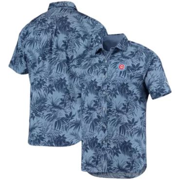 Chicago Cubs Coastal Jungle Hawaiian Shirt Unisex T-shirt, Sweatshirt, Hoodie, Long Sleeve Tee - T-Shirt, Sweatshirt, Hoodie