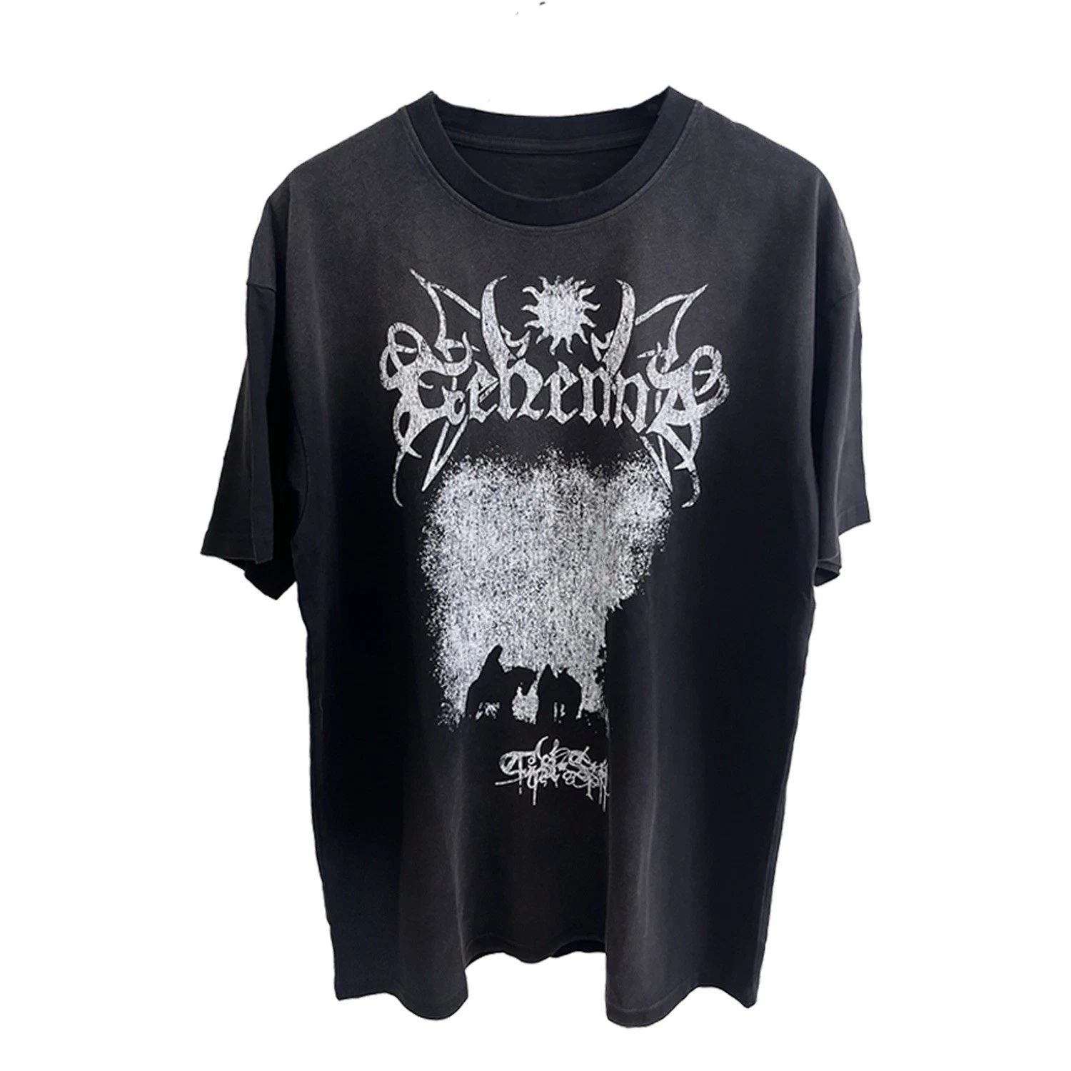 Gehenna T-shirt - Black Metal Band Tee - Vintage Style T-Shirt - Sunfaded Tee Unisex T-shirt, Sweatshirt, Hoodie, Long Sleeve Tee - T-Shirt, Sweatshirt, Hoodie
