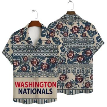 Washington Nationals Tropical Horizon Hawaiian Shirt Unisex T-shirt, Sweatshirt, Hoodie, Long Sleeve Tee - T-Shirt, Sweatshirt, Hoodie