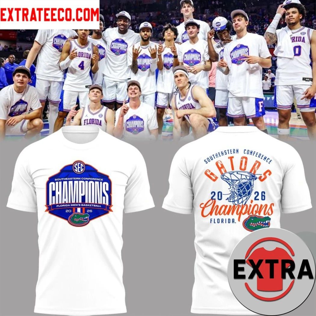 Florida Gators 2026 Mens Basketball Champions Logo Two Sided Hoodie T-Shirt Unisex T-shirt, Sweatshirt, Hoodie, Long Sleeve Tee - T-Shirt, Sweatshirt, Hoodie