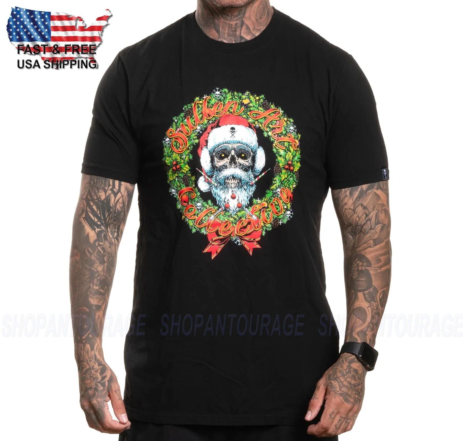 Sullen Art Collective Christmas Premium For SCM7059 New Short Sleeve T-Shirt For Unisex T-shirt, Sweatshirt, Hoodie, Long Sleeve Tee - T-Shirt, Sweatshirt, Hoodie