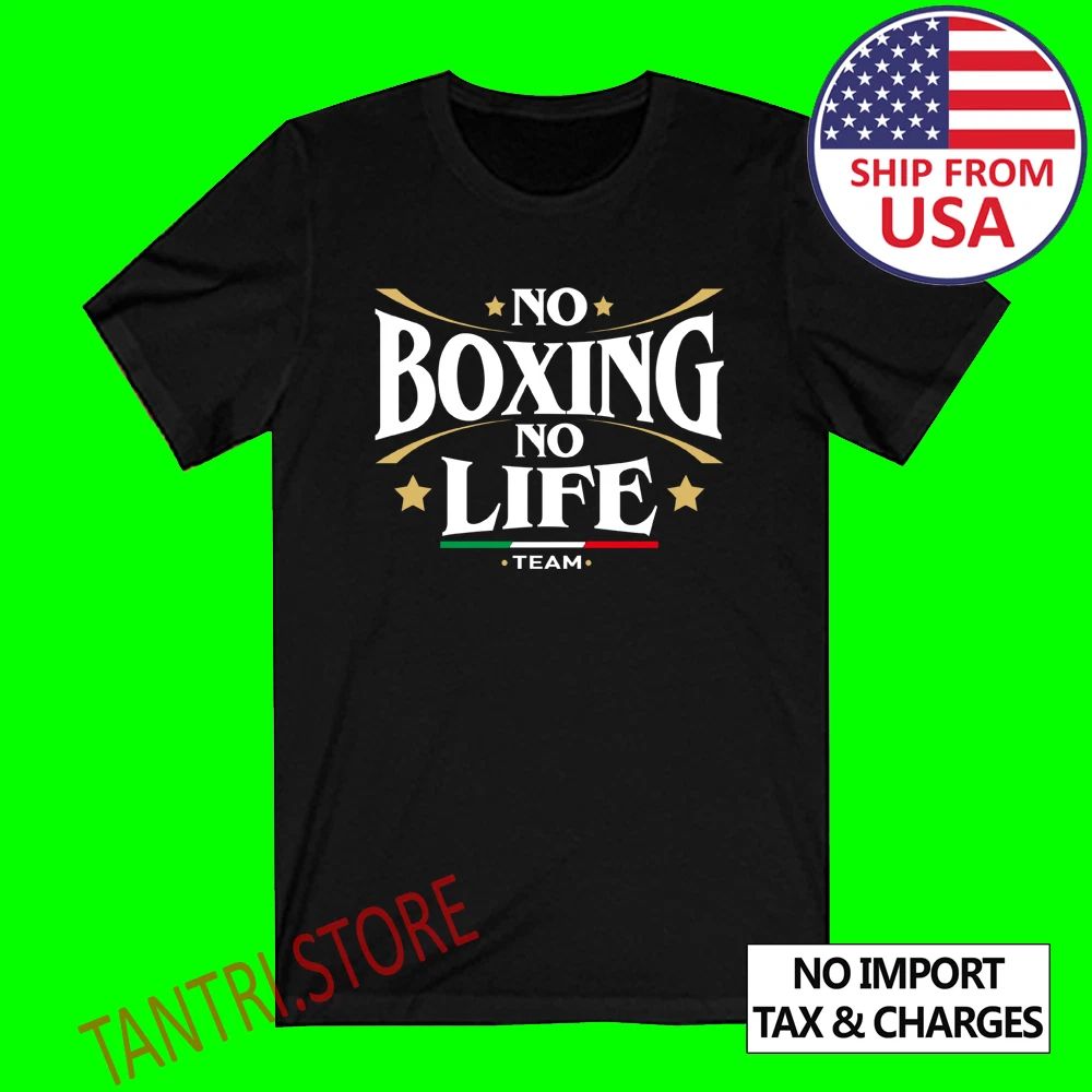 No Boxing No Life Canelo Alvarez Team Men's Black Size S to 3XL Unisex T-shirt, Sweatshirt, Hoodie, Long Sleeve Tee - T-Shirt, Sweatshirt, Hoodie