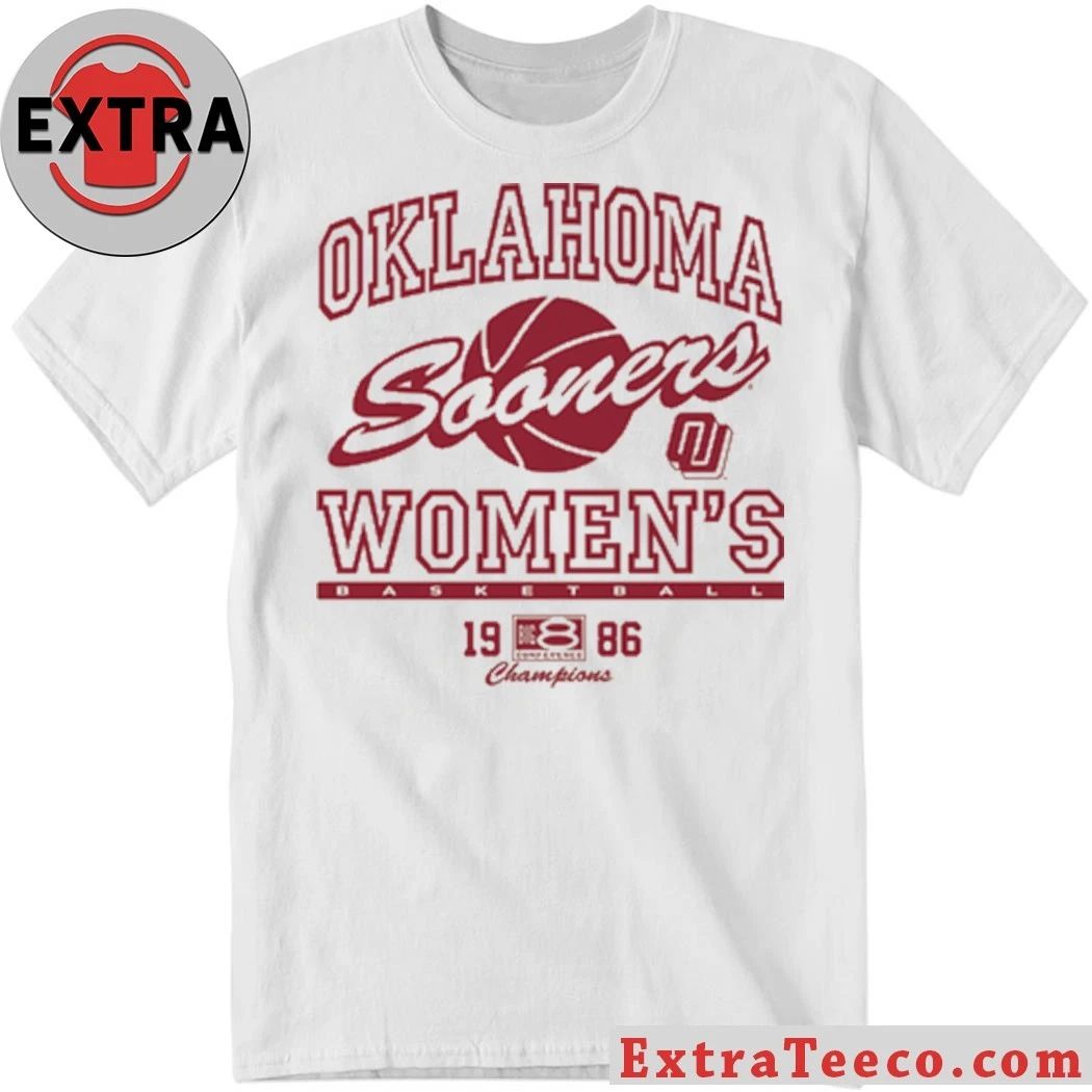 Oklahoma Womens Basketball 1986 Big 8 Champs Heavyweight T-Shirt Unisex T-shirt, Sweatshirt, Hoodie, Long Sleeve Tee - T-Shirt, Sweatshirt, Hoodie