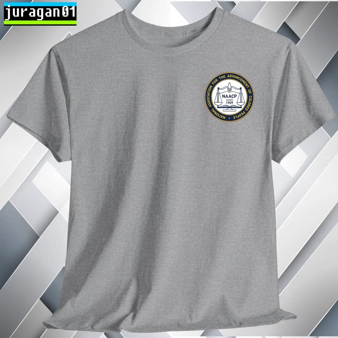 NAACP Simple T-Shirt Black Navy White Grey Red Orange Choco Size S to 5XL Unisex T-shirt, Sweatshirt, Hoodie, Long Sleeve Tee - T-Shirt, Sweatshirt, Hoodie