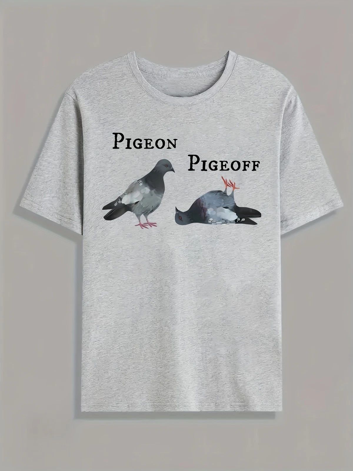 Pigeon Pigeoff Funny Bird Graphic T-Shirt Cute Pun Humor Tee Unisex T-shirt, Sweatshirt, Hoodie, Long Sleeve Tee - T-Shirt, Sweatshirt, Hoodie