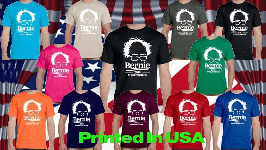 Bernie Sanders Retro T Shirt Feel the Bern Shirt 2016 Unisex T-shirt, Sweatshirt, Hoodie, Long Sleeve Tee - T-Shirt, Sweatshirt, Hoodie