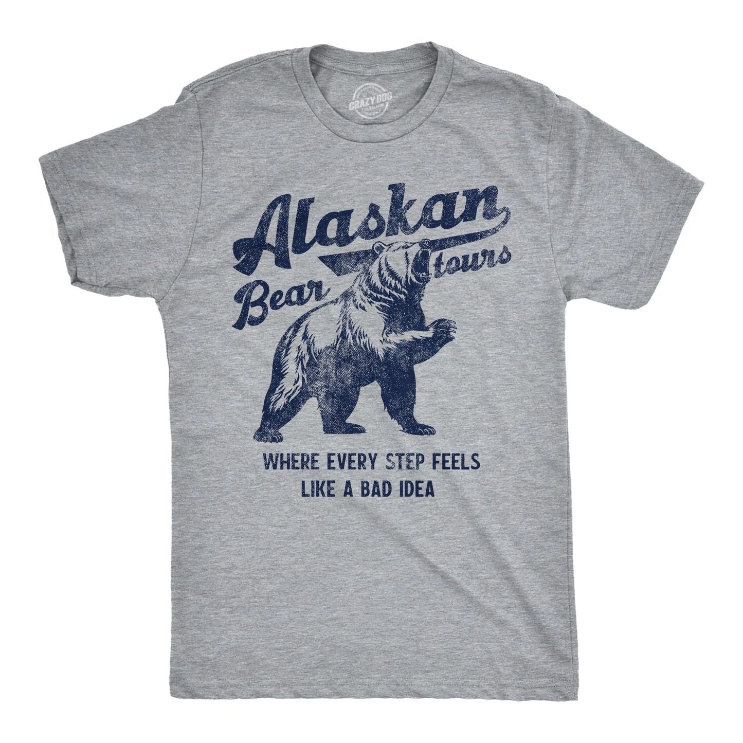 Mens Funny T Shirts Alaskan Bear Tours Sarcastic Graphic Novelty Tee for Men Unisex T-shirt, Sweatshirt, Hoodie, Long Sleeve Tee - T-Shirt, Sweatshirt, Hoodie