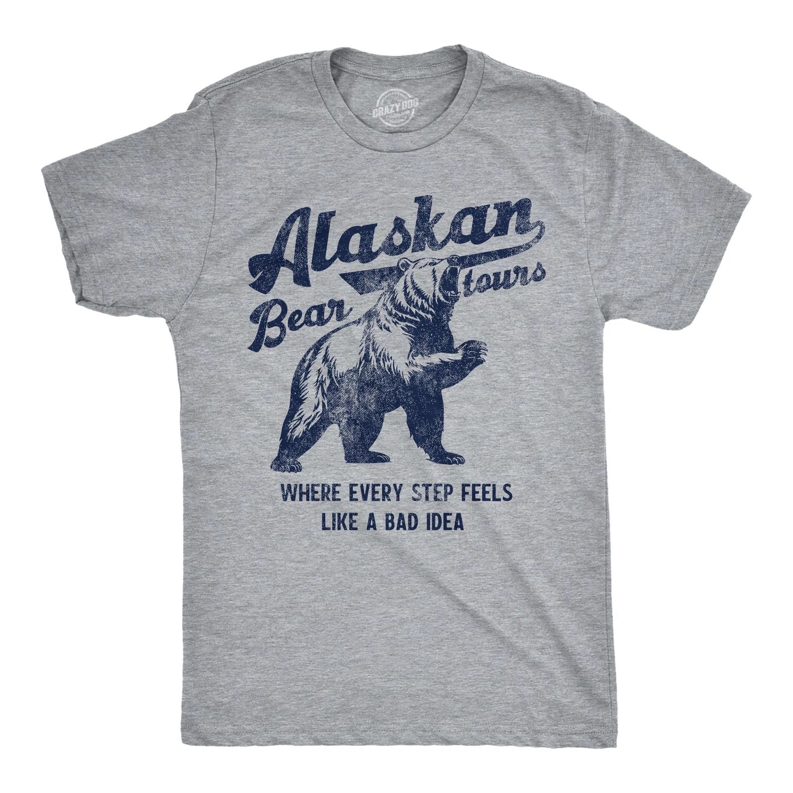 Mens Funny T Shirts Alaskan Bear Tours Sarcastic Graphic Novelty Tee for Men Unisex T-shirt, Sweatshirt, Hoodie, Long Sleeve Tee - T-Shirt, Sweatshirt, Hoodie