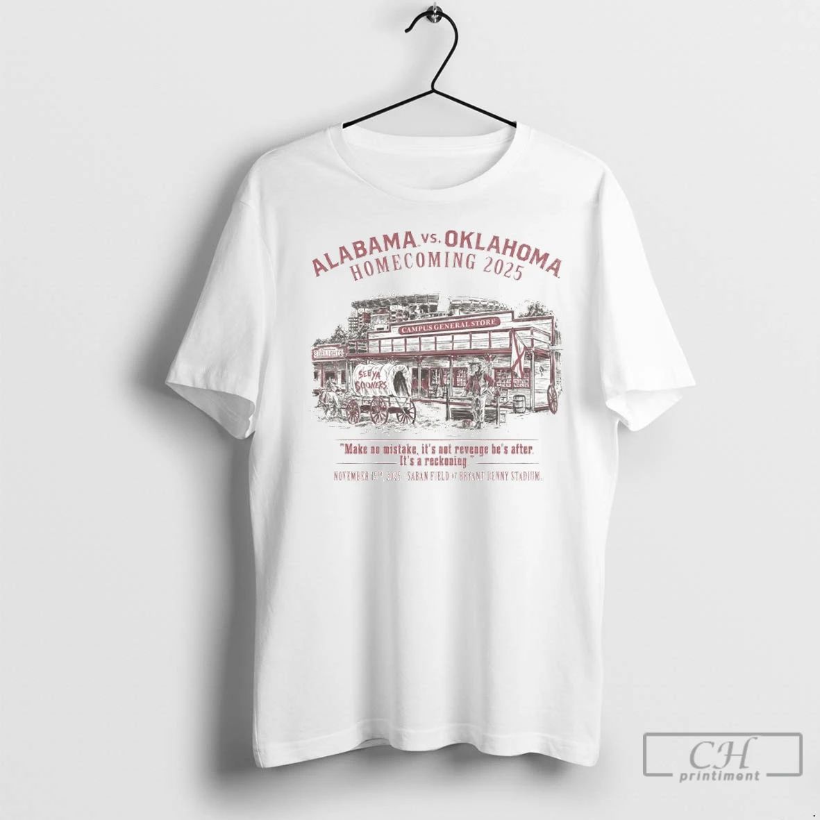 Premium Alabama Vs Oklahoma 2025 Homecoming Gameday Unisex T-shirt, Sweatshirt, Hoodie, Long Sleeve Tee - T-Shirt, Sweatshirt, Hoodie