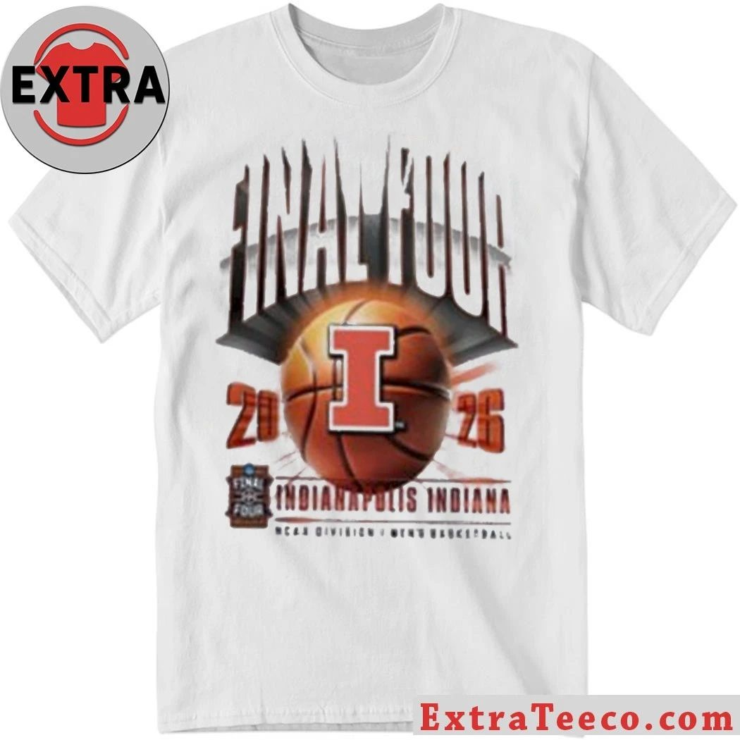 Indianapolis Indiana Illinois Final Four 2026 T-Shirt- Top-Rated Gift for College Basketball Lovers - T-Shirt, Sweatshirt, Hoodie