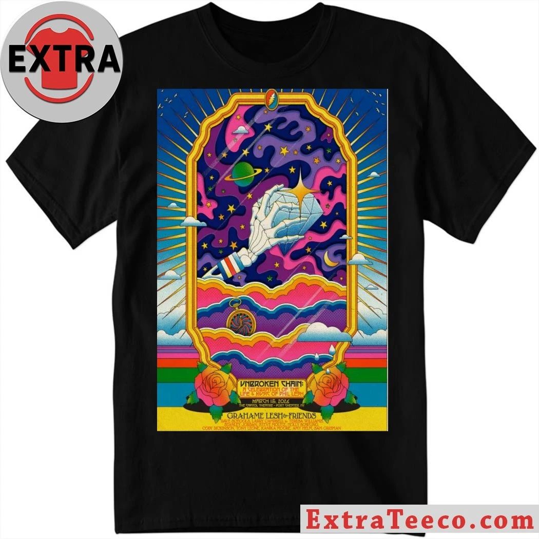 Grahame Lesh And Friends Port Chester NY On March 15 2026 Poster Shirt Unisex T-shirt, Sweatshirt, Hoodie, Long Sleeve Tee - T-Shirt, Sweatshirt, Hoodie