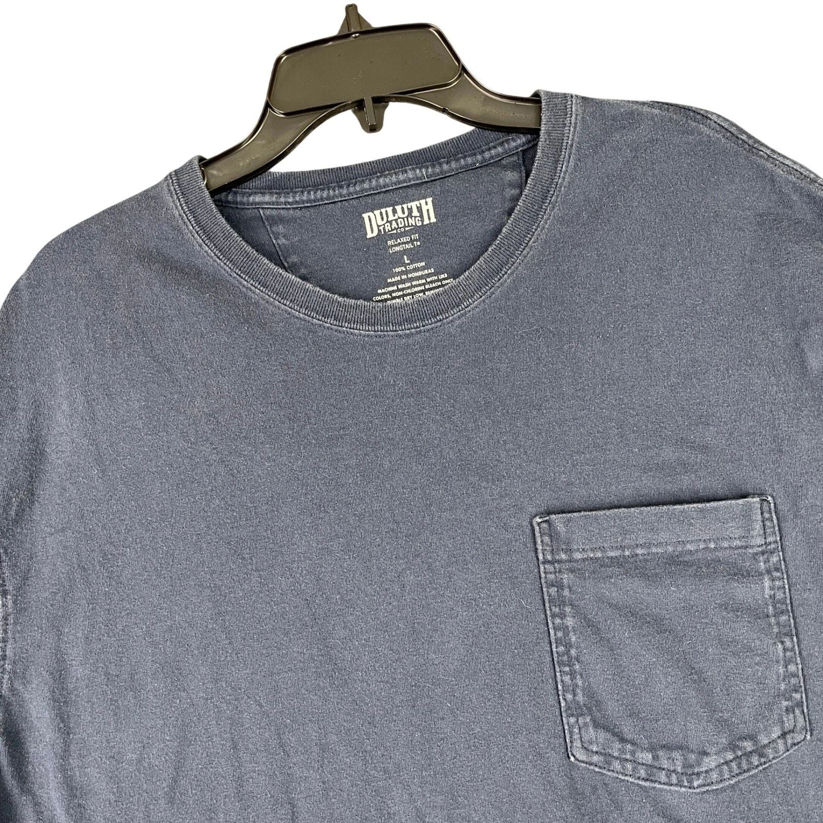 Duluth Trading Longtail T Relaxed Fit Pocket Tee Shirt Cotton Workwear L Mens Unisex T-shirt, Sweatshirt, Hoodie, Long Sleeve Tee - T-Shirt, Sweatshirt, Hoodie