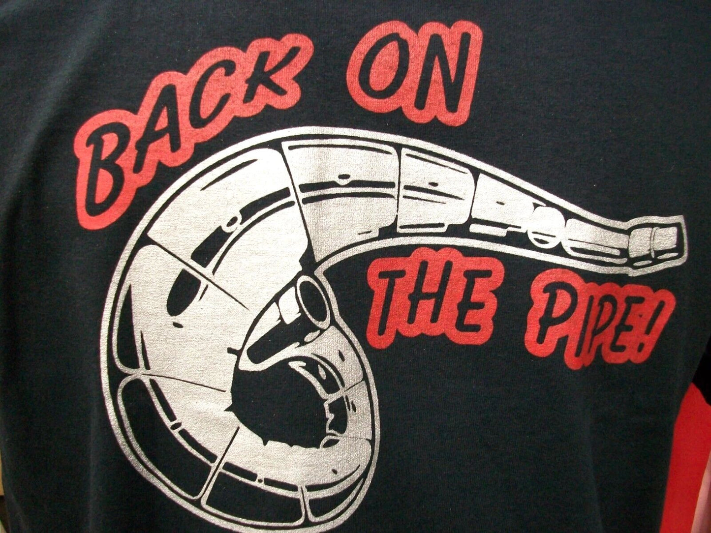 Funny MX ATV T-Shirt Tee 2 Stroke "Back On The Pipe" Black Motocross LARGE Unisex T-shirt, Sweatshirt, Hoodie, Long Sleeve Tee - T-Shirt, Sweatshirt, Hoodie