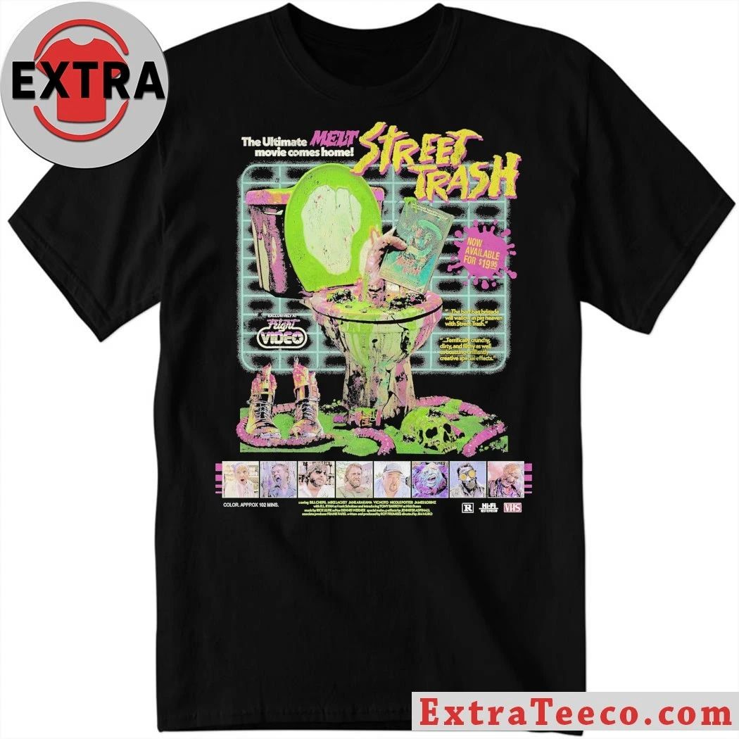Street Trash on Videocassette Comfort Colors Shirt Unisex T-shirt, Sweatshirt, Hoodie, Long Sleeve Tee - T-Shirt, Sweatshirt, Hoodie