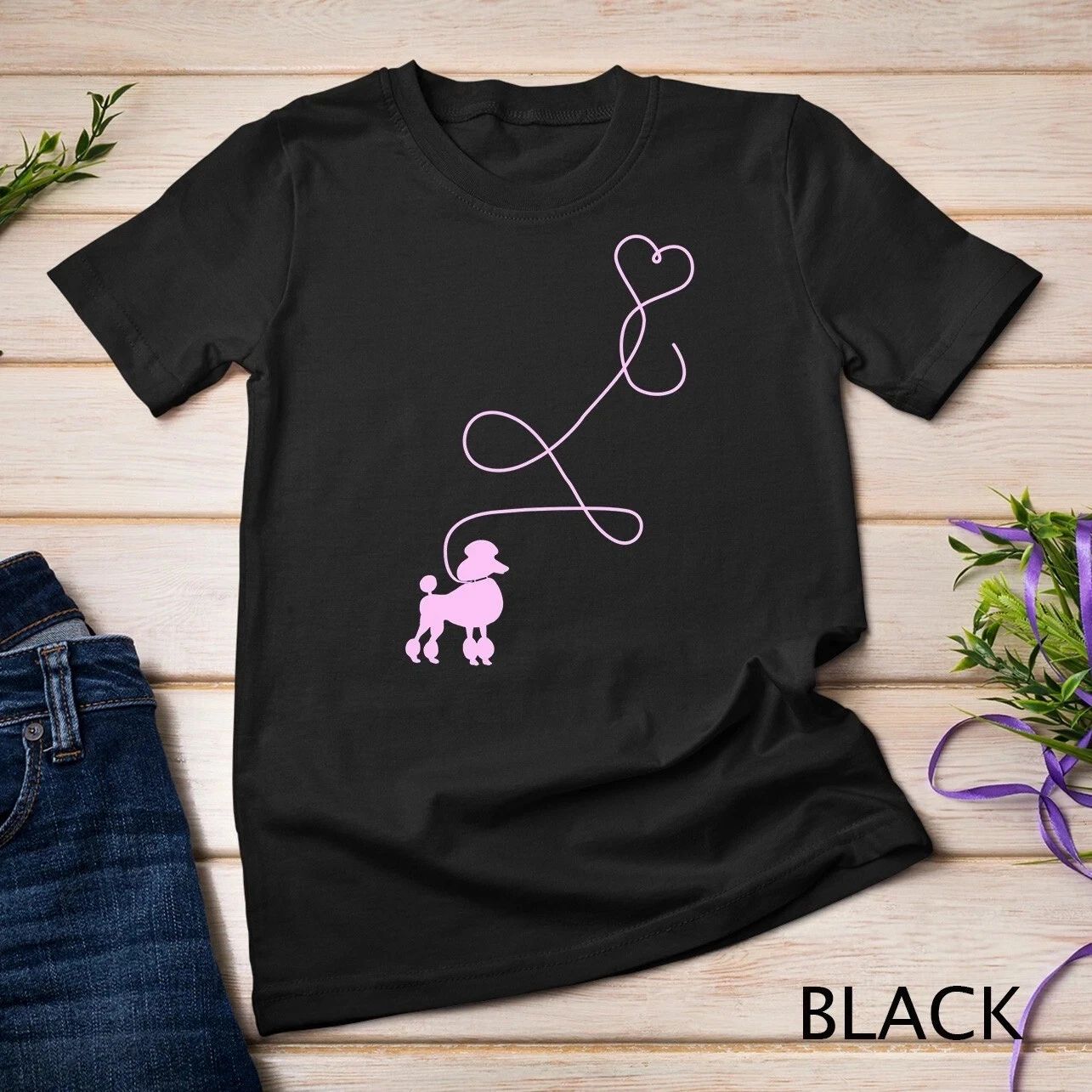 1950's Sock Hop Costume T-Shirt - Dog Cute Poodle Heart Unisex T-shirt Unisex T-shirt, Sweatshirt, Hoodie, Long Sleeve Tee - T-Shirt, Sweatshirt, Hoodie
