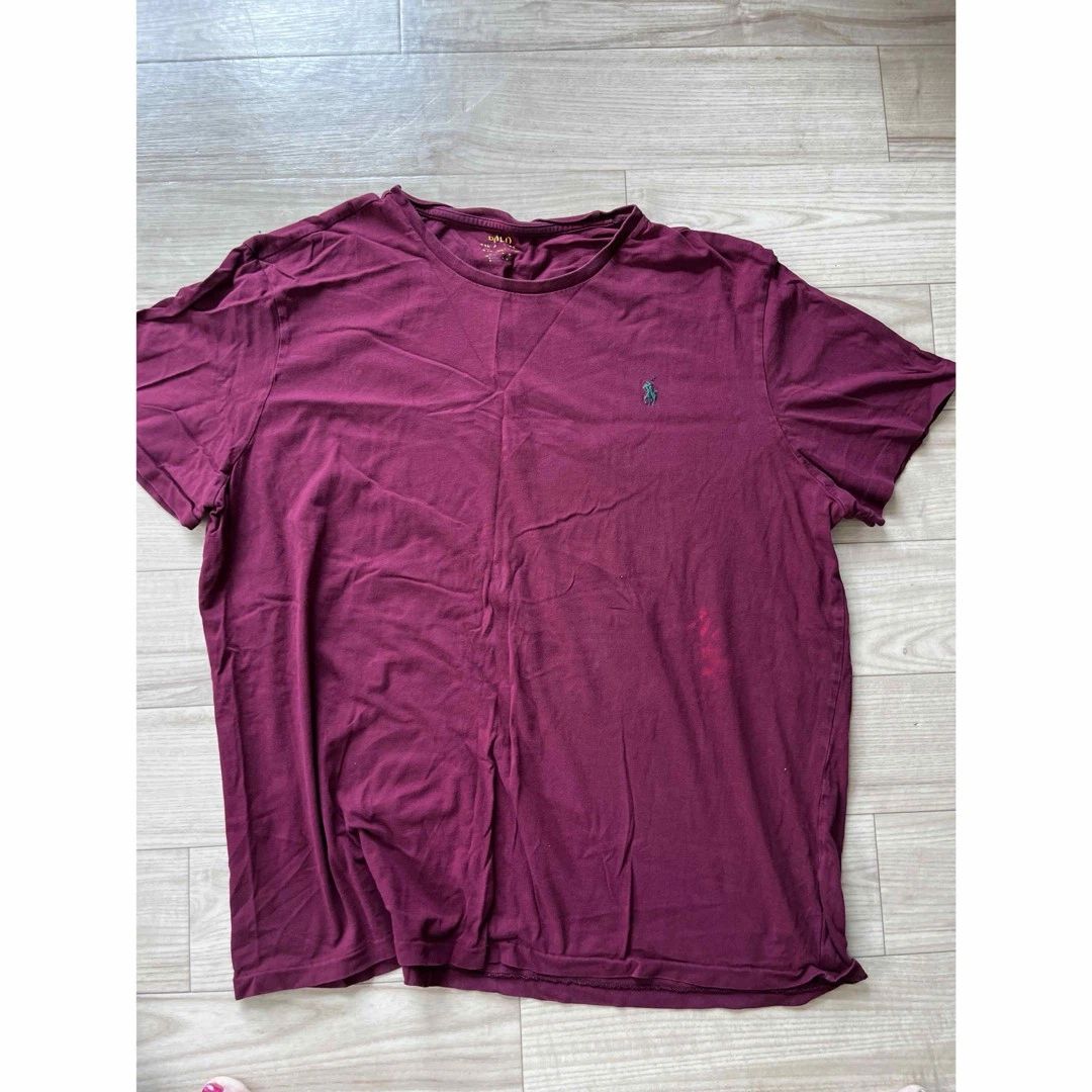 Ralph Lauren Burgundy T-Shirt Used Simple Style Japan Unisex T-shirt, Sweatshirt, Hoodie, Long Sleeve Tee - T-Shirt, Sweatshirt, Hoodie