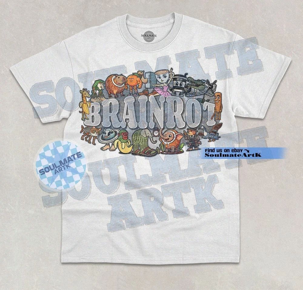 Italian Brainrot T-Shirt Funny Meme Hilarious Trendy Brainrot Joke Graphic Shirt Unisex T-shirt, Sweatshirt, Hoodie, Long Sleeve Tee - T-Shirt, Sweatshirt, Hoodie