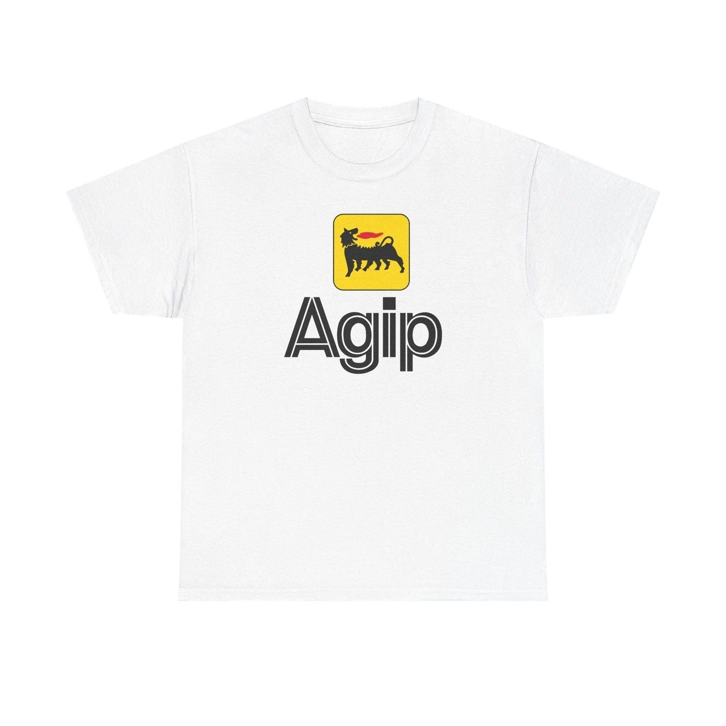 Vintage Inspired Agip Petroli Vintage Reproduction Unisex Heavy Cotton T-Shirt Unisex T-shirt, Sweatshirt, Hoodie, Long Sleeve Tee - T-Shirt, Sweatshirt, Hoodie
