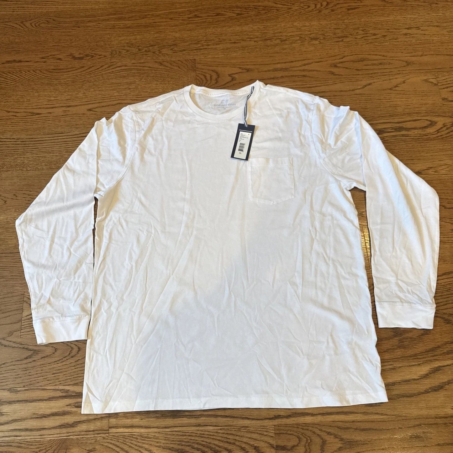 Vineyard Vines Men's Long Sleeve Pocket T-Shirt White Size Extra Large XL NWT Unisex T-shirt, Sweatshirt, Hoodie, Long Sleeve Tee - T-Shirt, Sweatshirt, Hoodie