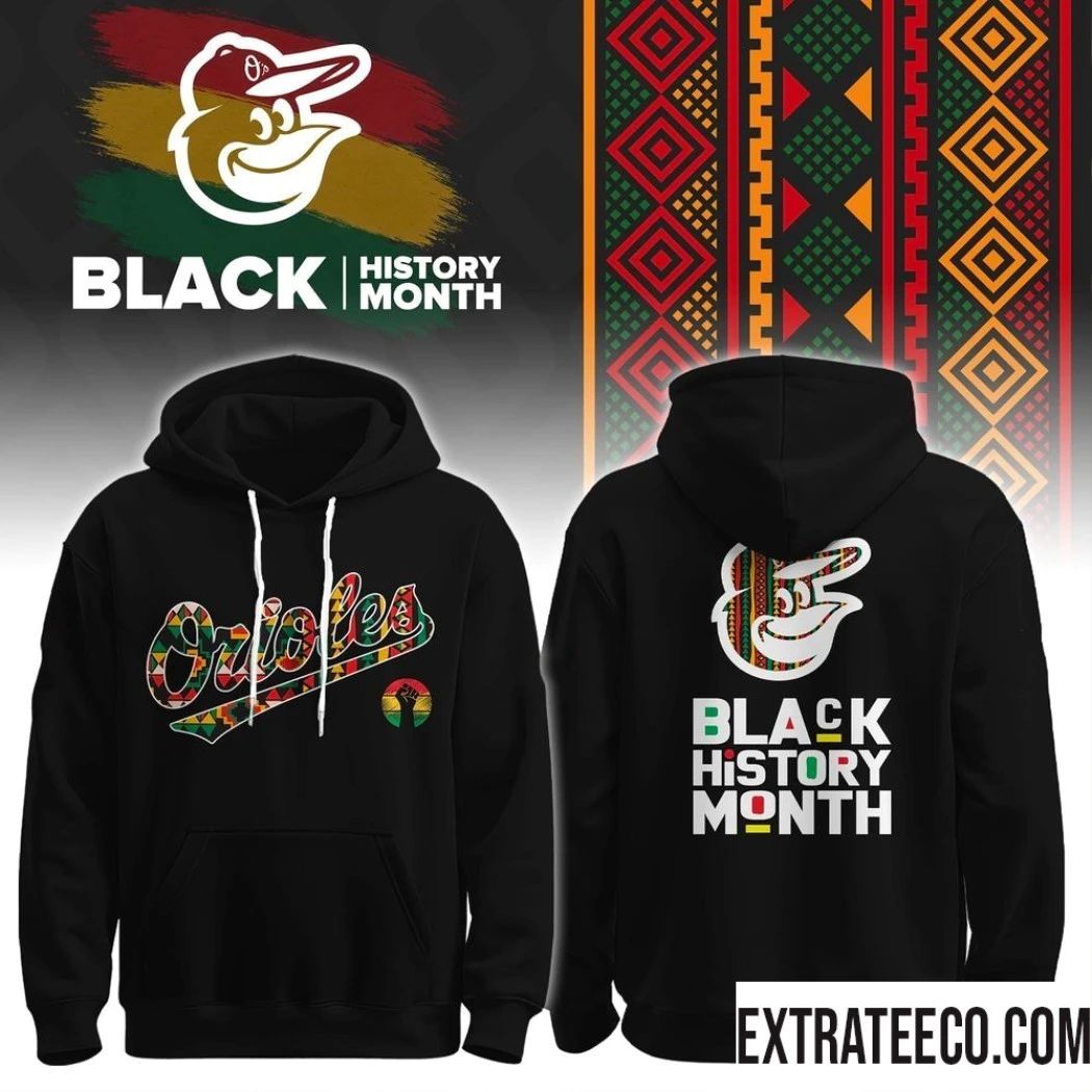 Orioles Mlb Baseball Black History Month All Team Logo Two Sided 2026 T-Shirt Unisex T-shirt, Sweatshirt, Hoodie, Long Sleeve Tee - T-Shirt, Sweatshirt, Hoodie