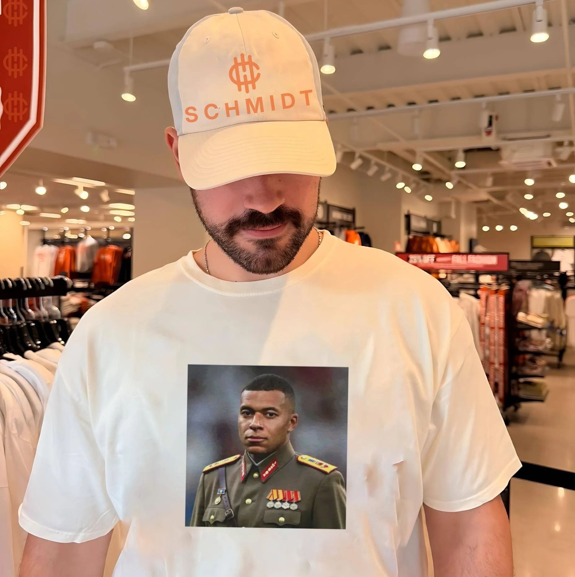 Kylian Mbappe Dictator Real Madrid Military Portrait shirt Unisex T-shirt, Sweatshirt, Hoodie, Long Sleeve Tee - T-Shirt, Sweatshirt, Hoodie