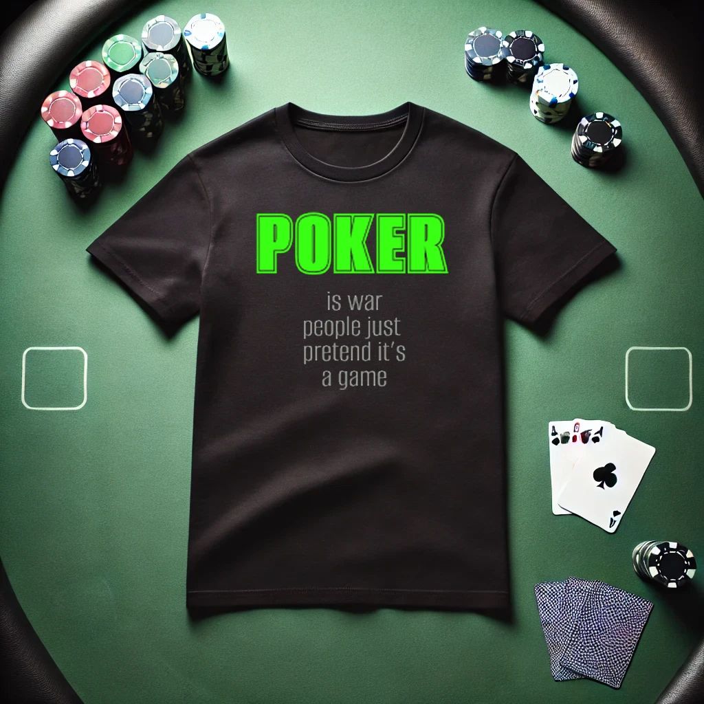 Funny Poker T-Shirt, Poker is War, Game, Unisex Tee, Poker Player Gift Unisex T-shirt, Sweatshirt, Hoodie, Long Sleeve Tee - T-Shirt, Sweatshirt, Hoodie