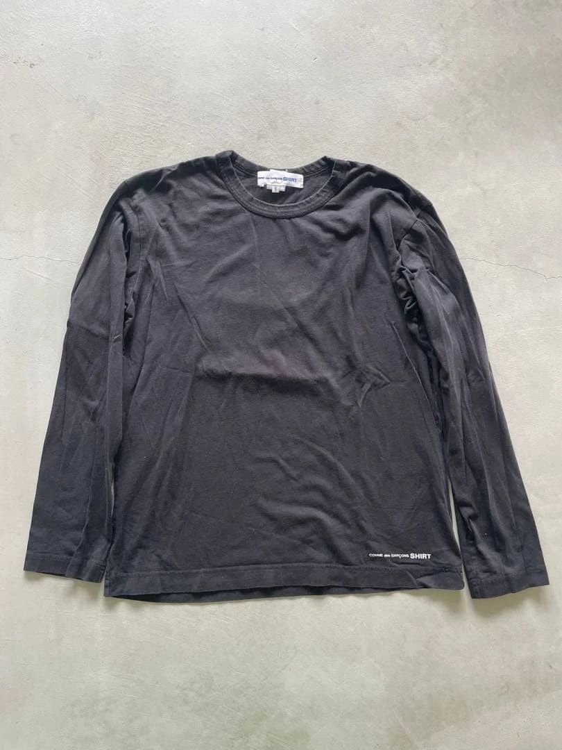 Comme des Garons Simple Long-Sleeve T-Shirt, Black Unisex T-shirt, Sweatshirt, Hoodie, Long Sleeve Tee - T-Shirt, Sweatshirt, Hoodie