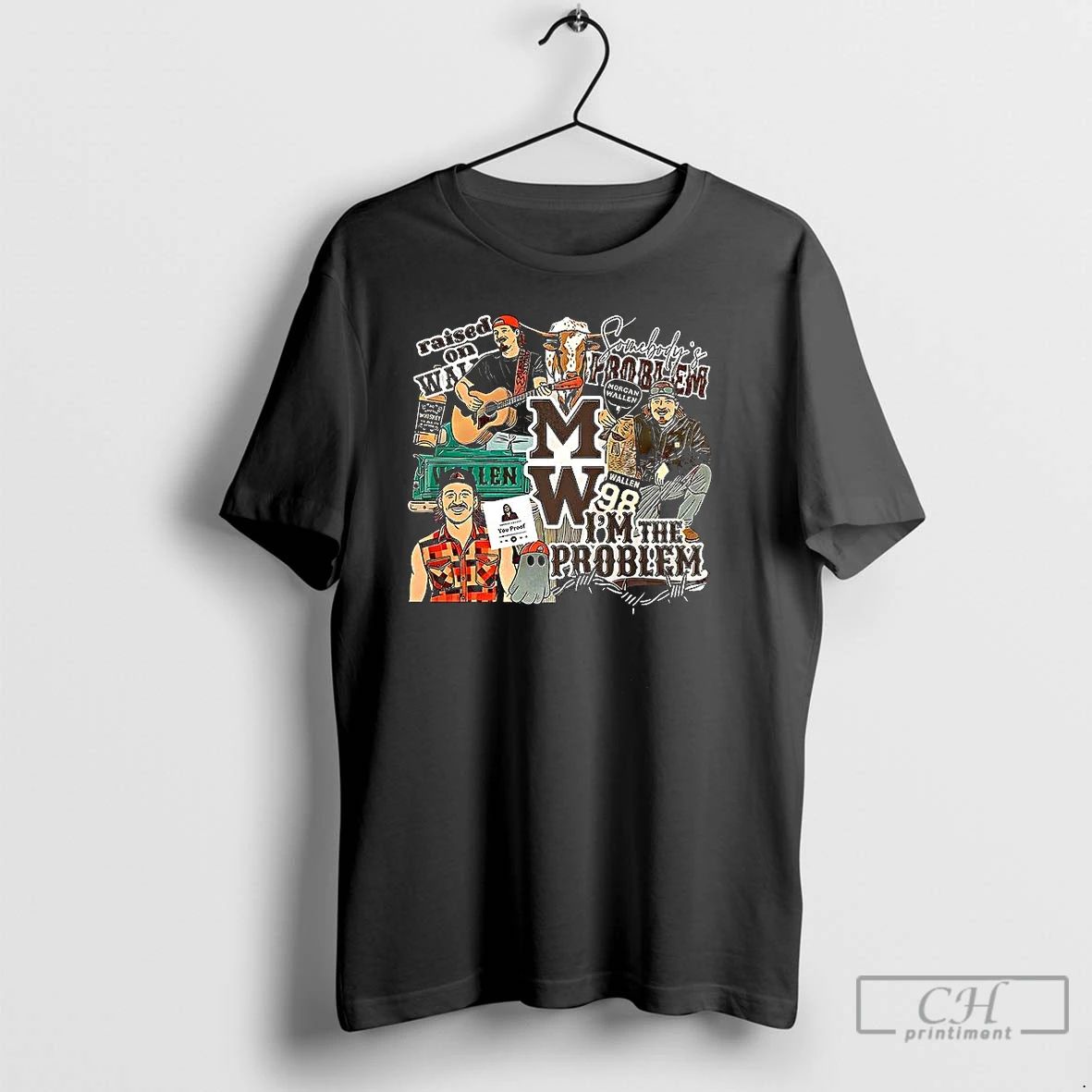Premium Morgan Country Concert Im The Problem Somebodys Problem T Shirts Unisex T-shirt, Sweatshirt, Hoodie, Long Sleeve Tee - T-Shirt, Sweatshirt, Hoodie