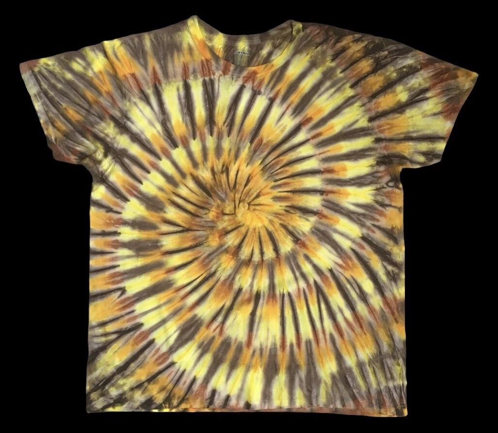 *New* 2XL - Sm Handmade Tie Dye, Caramel Magic Bus, Crew or V-Neck Unisex T-shirt, Sweatshirt, Hoodie, Long Sleeve Tee - T-Shirt, Sweatshirt, Hoodie