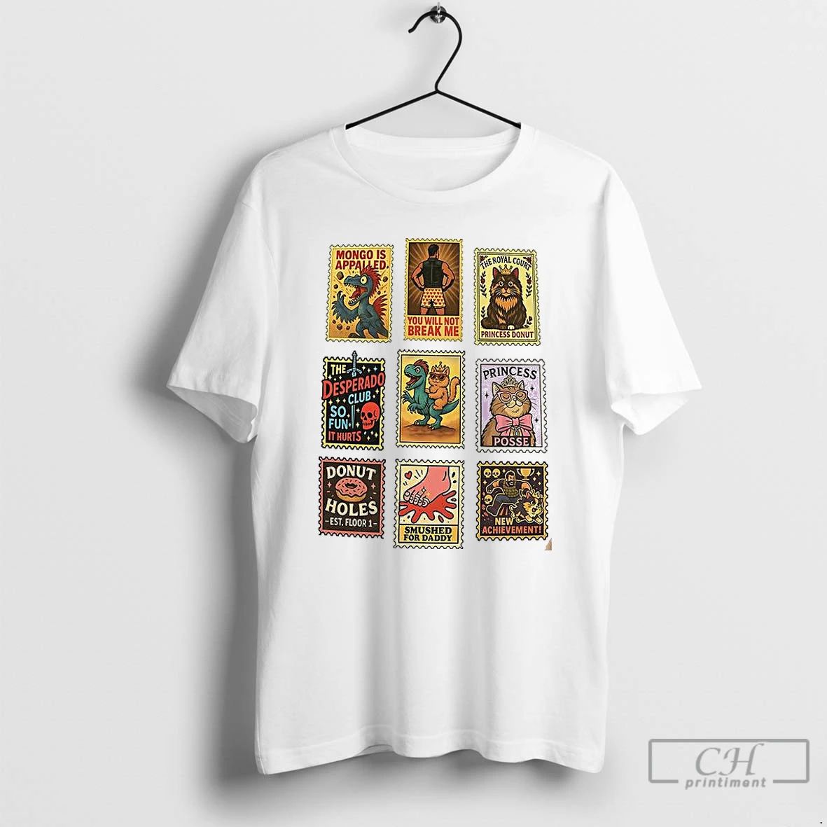 Premium Dungeon Crawler Carl Postage Stamp Vintage T Shirts Unisex T-shirt, Sweatshirt, Hoodie, Long Sleeve Tee - T-Shirt, Sweatshirt, Hoodie