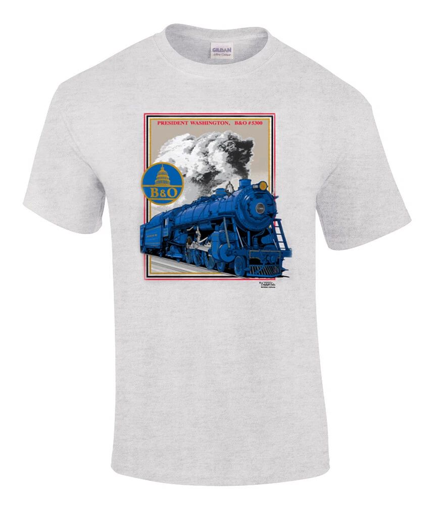 Men Tee Baltimore & Ohio Pacific Authentic Railroad T-Shirt [10021] Unisex T-shirt, Sweatshirt, Hoodie, Long Sleeve Tee - T-Shirt, Sweatshirt, Hoodie