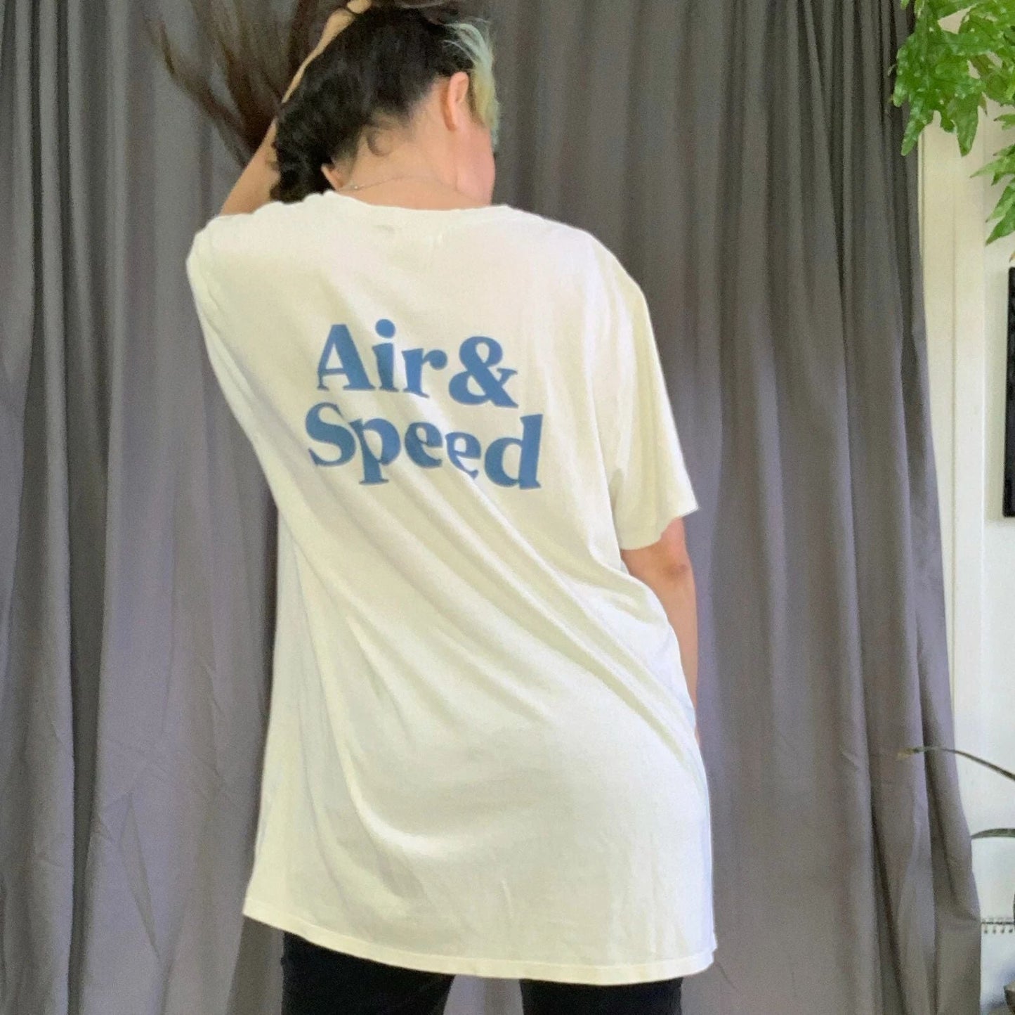 Air & Speed Simple Times Off White & Blue Logo T-Shirt Unisex T-shirt, Sweatshirt, Hoodie, Long Sleeve Tee - T-Shirt, Sweatshirt, Hoodie