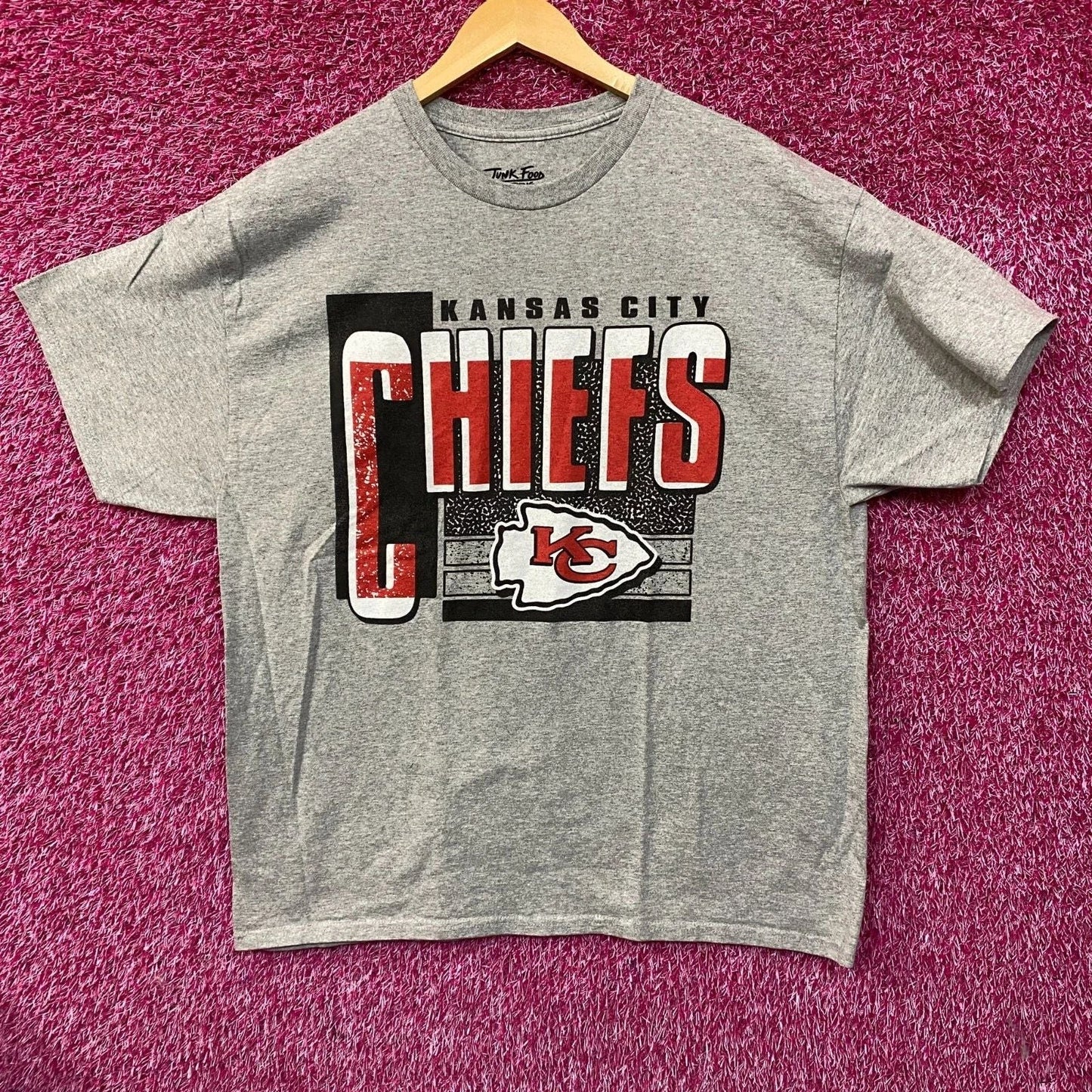 Kansas City Chiefs Logo tshirt size Large Unisex T-shirt, Sweatshirt, Hoodie, Long Sleeve Tee - T-Shirt, Sweatshirt, Hoodie