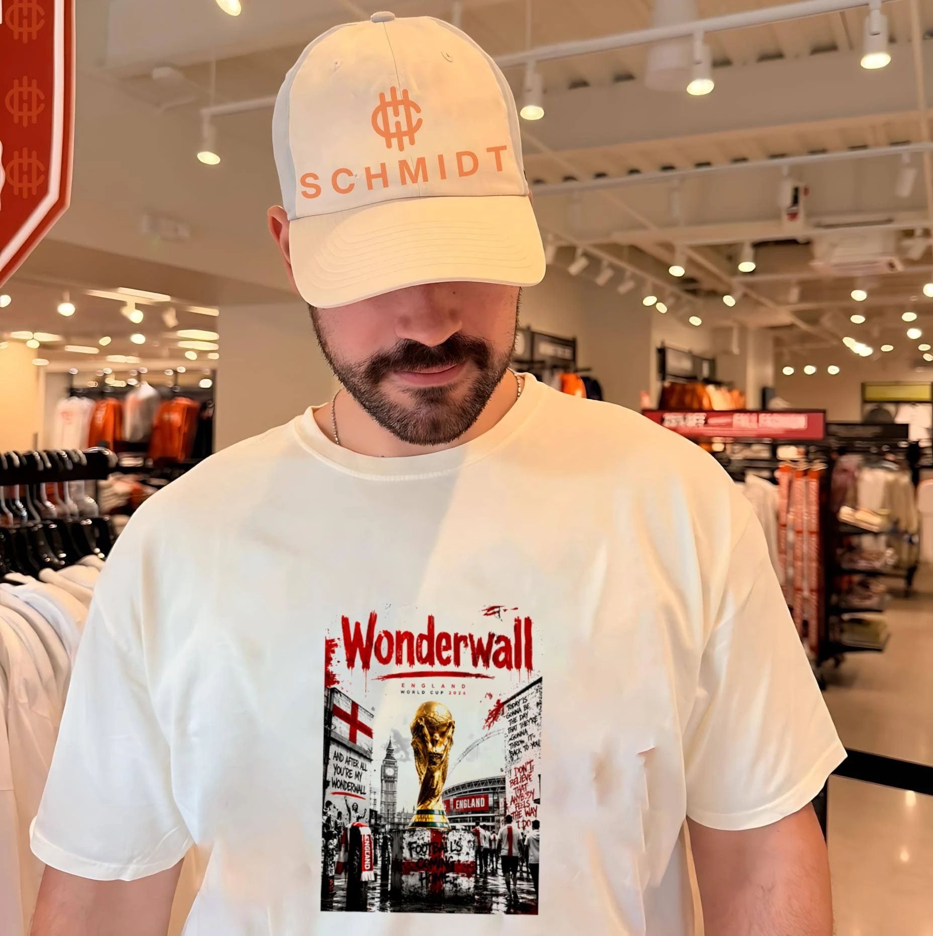 England Wonderwall World Cup 2026 Football vintage shirt Unisex T-shirt, Sweatshirt, Hoodie, Long Sleeve Tee - T-Shirt, Sweatshirt, Hoodie