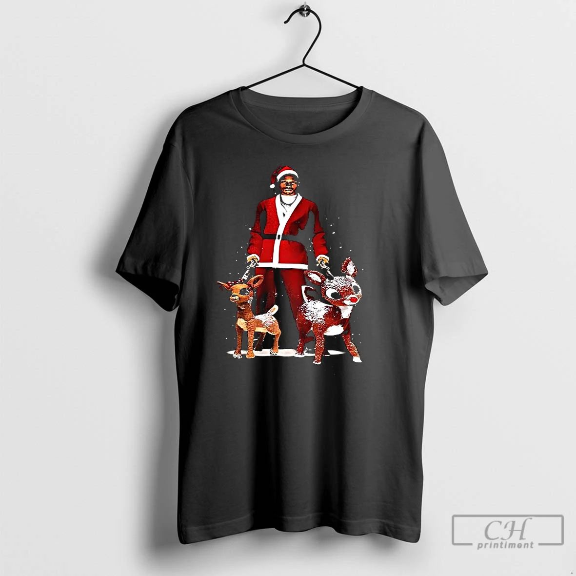 Premium Rudolph The Red Nosed Reindeer 2025 Christmas Hat T Shirts Unisex T-shirt, Sweatshirt, Hoodie, Long Sleeve Tee - T-Shirt, Sweatshirt, Hoodie