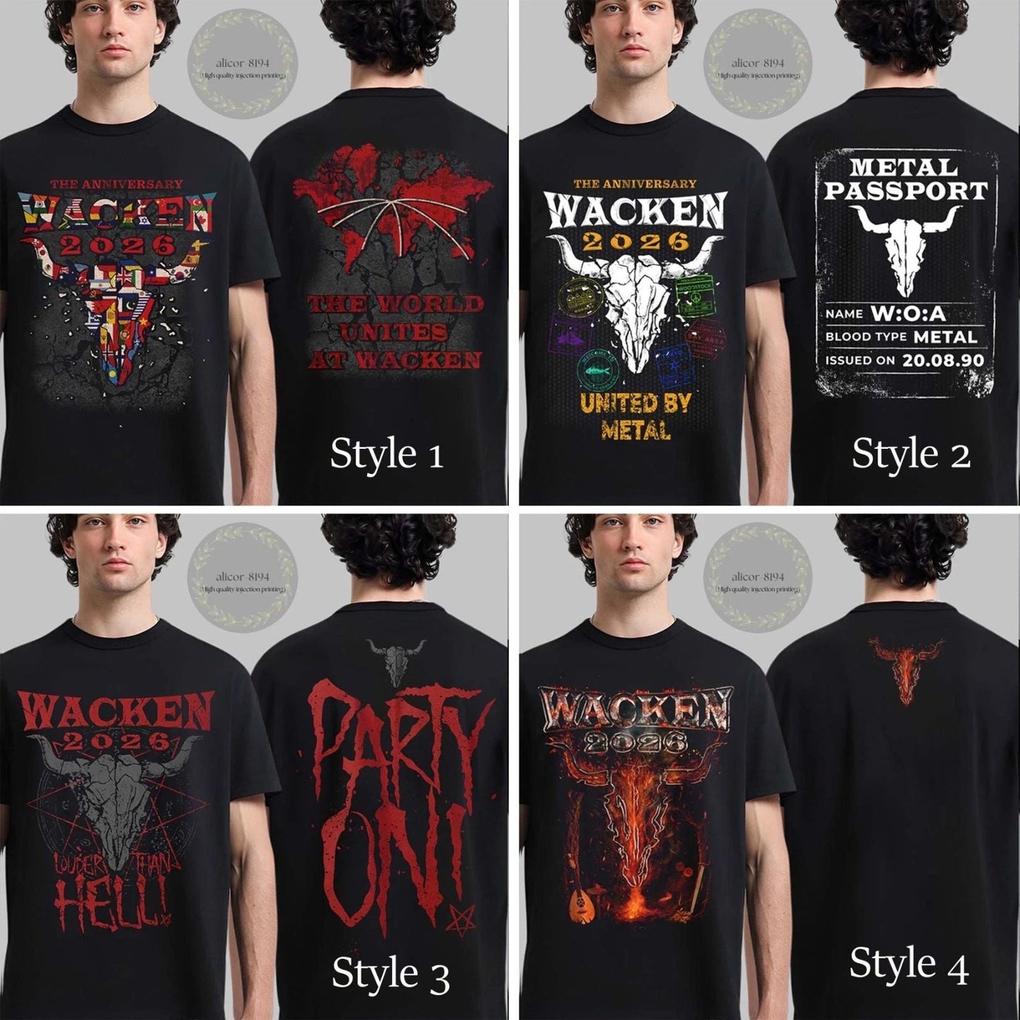 Wacken Open Air 2026 T Shirt Unisex T-shirt, Sweatshirt, Hoodie, Long Sleeve Tee - T-Shirt, Sweatshirt, Hoodie