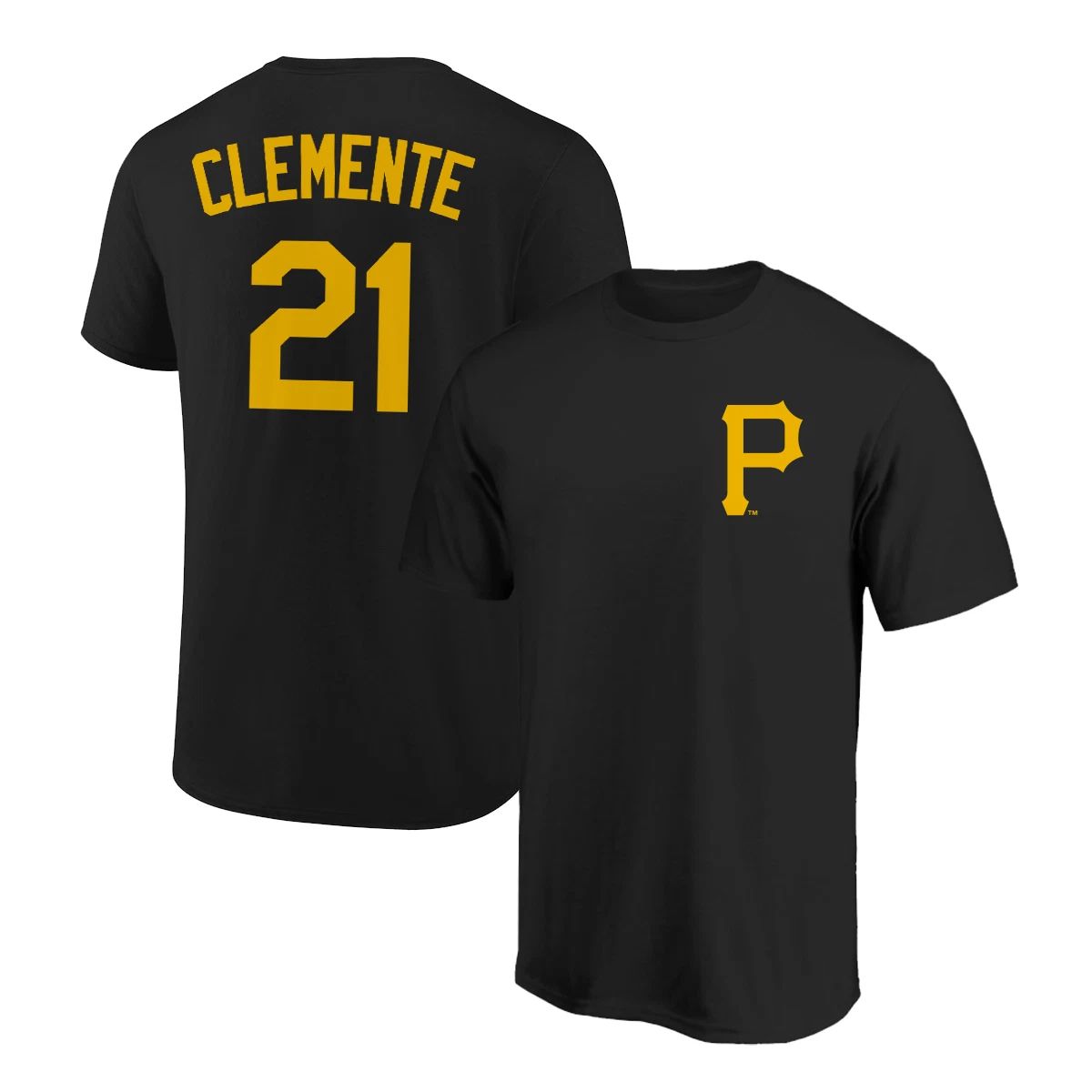 Roberto Clemente T-Shirt Pittsburgh Pirates Player Name & Number Soft Jersey Tee Unisex T-shirt, Sweatshirt, Hoodie, Long Sleeve Tee - T-Shirt, Sweatshirt, Hoodie