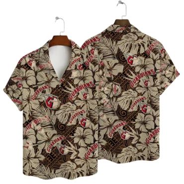 Cleveland Guardians Island Vibe Hawaiian Shirt Unisex T-shirt, Sweatshirt, Hoodie, Long Sleeve Tee - T-Shirt, Sweatshirt, Hoodie