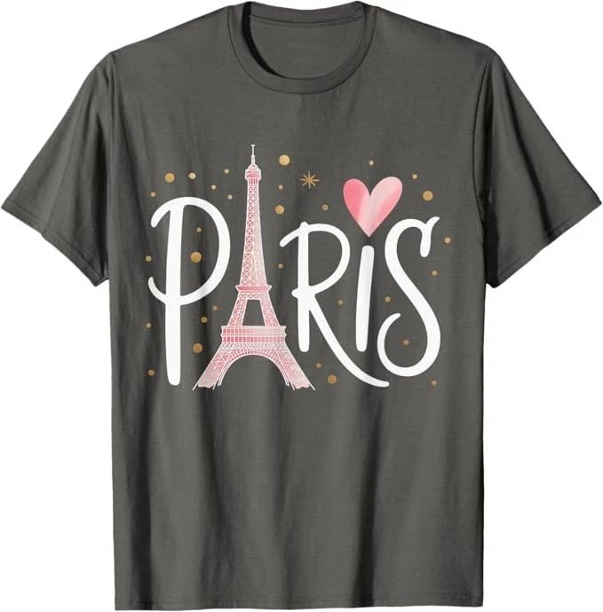 Eiffel Tower Paris Girls Guys Travel Holiday France Souvenir T-Shirt Unisex T-shirt, Sweatshirt, Hoodie, Long Sleeve Tee - T-Shirt, Sweatshirt, Hoodie