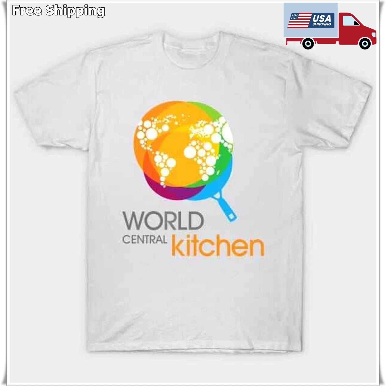world central kitchen T-Shirt S-5XL Fast Shipping Unisex T-shirt, Sweatshirt, Hoodie, Long Sleeve Tee - T-Shirt, Sweatshirt, Hoodie