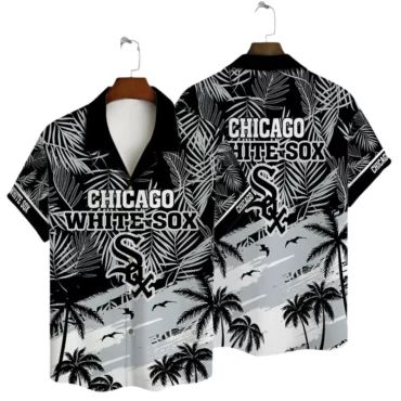 Chicago White Sox Sunset Swing Hawaiian Shirt Unisex T-shirt, Sweatshirt, Hoodie, Long Sleeve Tee - T-Shirt, Sweatshirt, Hoodie